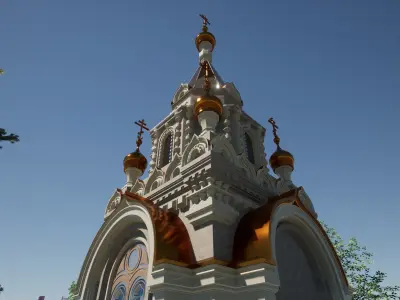  Russian Orthodox Chapel 3D model