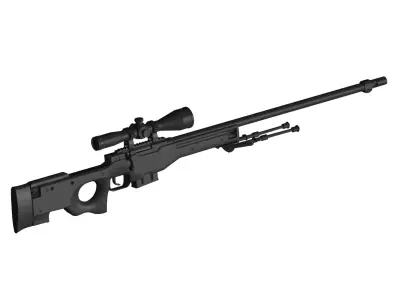 AWP Dragon Lore Sniper Rifle 3D model