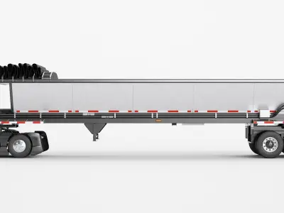 Semi Truck Generic Live Bottom Trailer 03 
