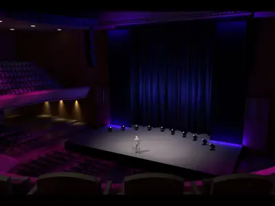 Masonic Theater 3D model