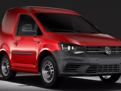 Volkswagen Caddy OneManVan 2017 3D model