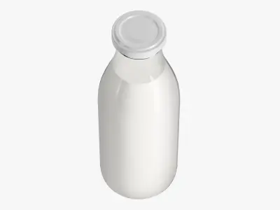 Milk Bottle 3D model