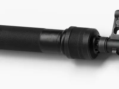 Dead Air Wolverine Supressor Low-poly 3D model