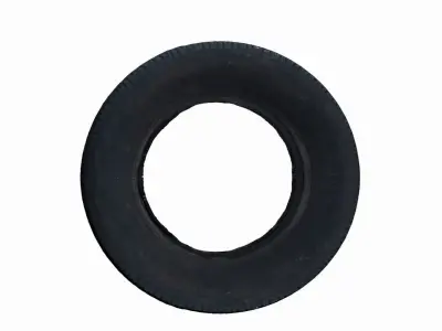 Car Tire Low-poly 3D model