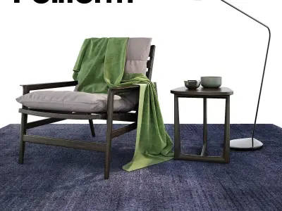 Ipanema Armchair Set 3D model