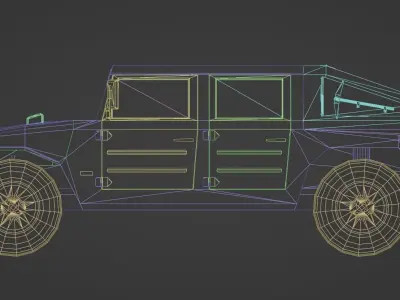 uro vamtac s3 Low-poly 3D model