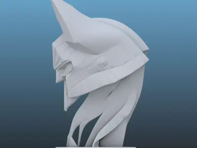 Cyber-Anubis Tactical Bust PM-106 3D print model