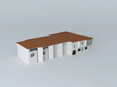 Cultural center 3D model