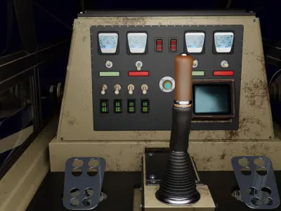 Starship flying car 3D model