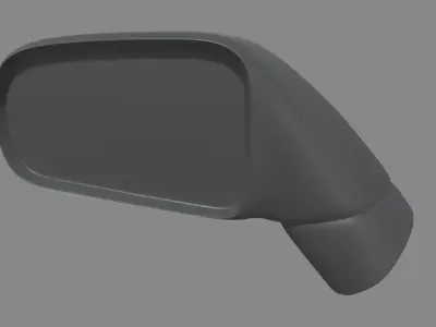 Car Mirror Chevrolet Corvette ZR1 2019 Low-poly 3D model