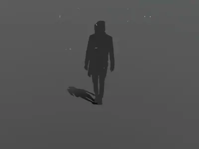 Feather Fall 30 feathers---Free Free low-poly 3D model