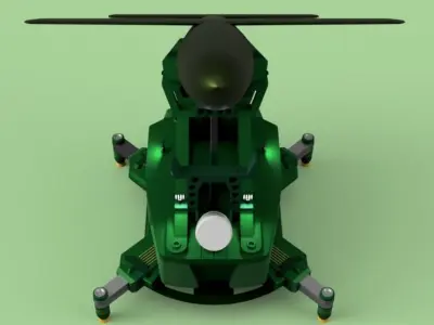 Anti land 01 3D model