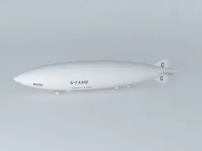 R101 zeppelin Free 3D model