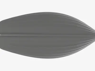 Traditional rowing boat 03 v2 3D model