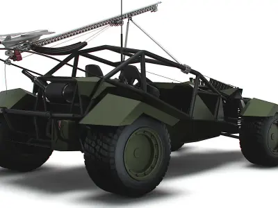 Generic Military Buggy UAV 2023 3D model