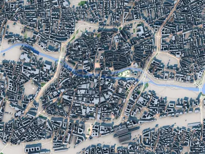 Nuremberg City Germany 3D model