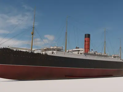 RMS Carpathia 3D model