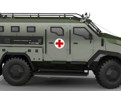 APC Varta Ambulance  3D model