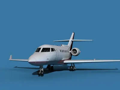 Hawker Siddley 800SR V03 3D model