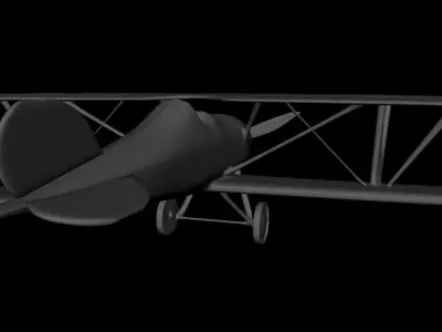 Albatros DV from World War 1 Free low-poly 3D model