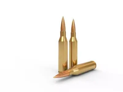 300 Norma Magnum Ammo Low-poly 3D model