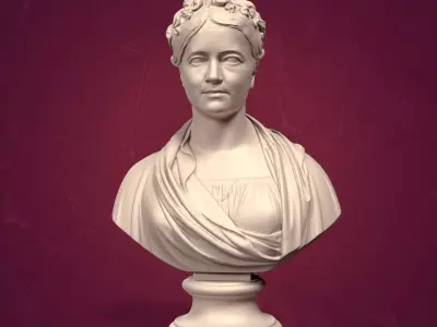 Unknown Carthaginian - Roman - Greek Woman Bust 3D print model