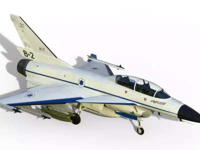 IAI Lavi fighter 3D model