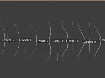 Wooden bow Low-poly 3D model