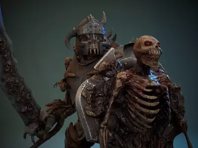 Rucar Monster 1 Low-poly 3D model