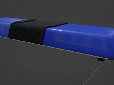 Haztec Xpress lightbar Low-poly 3D model