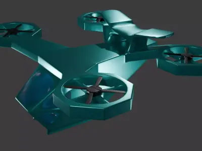 Lightweight drone 3D model
