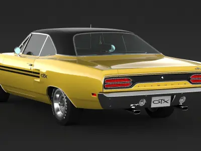1970 Plymouth GTX 3D model