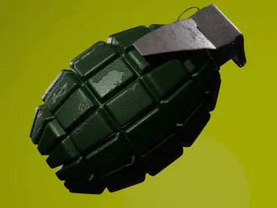 Hand Grenade  Free 3D model