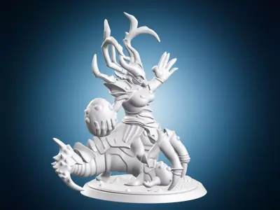 Demonic Spider Queen 3D print model