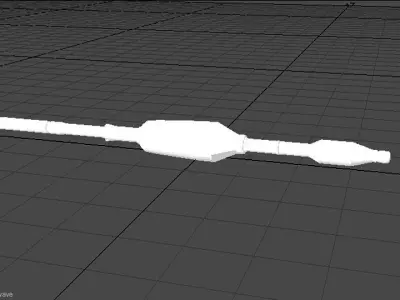 Rocket Launcher - Projectile - RPG PG 7R 3D model