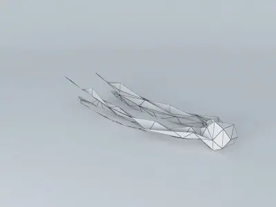 Bow and arrow Free 3D model