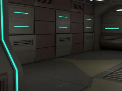 Sci Fi Room  3D model