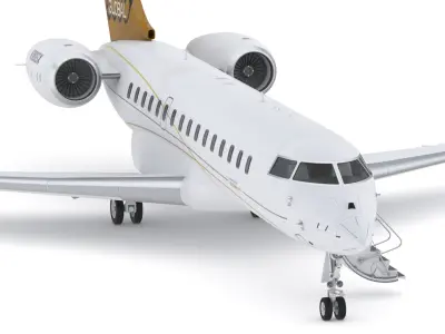 Bombardier Global 6000 3D model buy