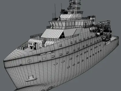 Wind Farm Support Vessel Edda Passat 3D model