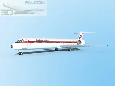 Falcon3D MD-80 Martinair 3D model