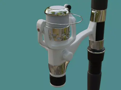 Fishing rod 3D model