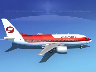 Boeing 737-300 Frontier 1 3D model