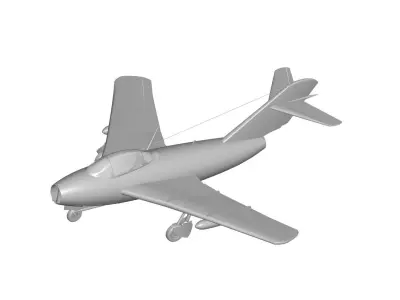 Mikoyan-Gurevich MiG-15 3D model