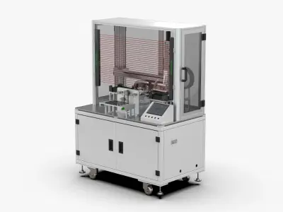 Semi Automatic Turning Machine 3D model