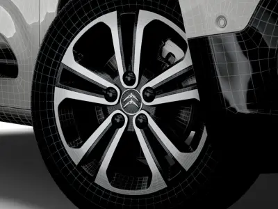 Citroen Berlingo Multispace 2021 wheel 3D model