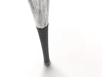 Aluminium Bat -- PBR -- Game Ready Asset Low-poly 3D model