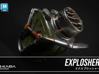 Prop - Weapon - Explosher  3D model