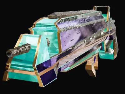 Sci-Fi Style Gun 3D model