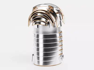 Lorica Segmentata - Roman Armor Equipment 3D model