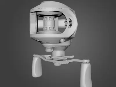 Favorite Fire Stick Casting Reel 3D Game ready Model Low-poly 3D model